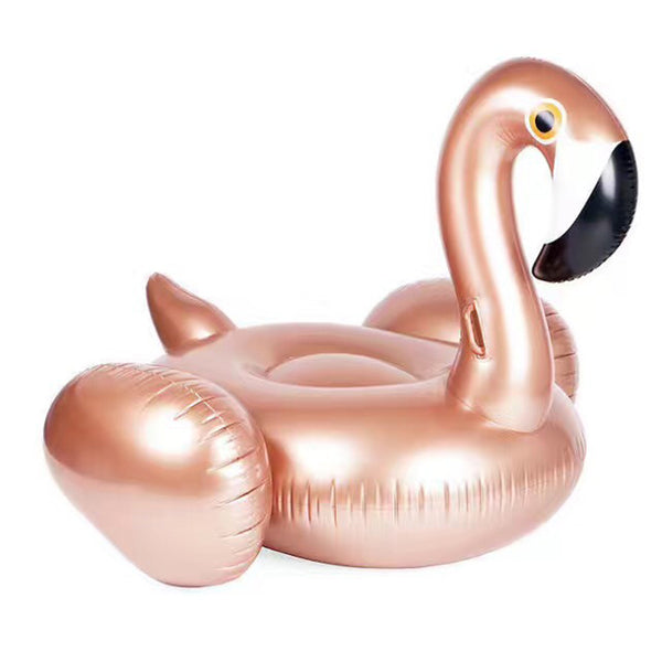 ROSE GOLD FLAMINGO POOL FLOAT