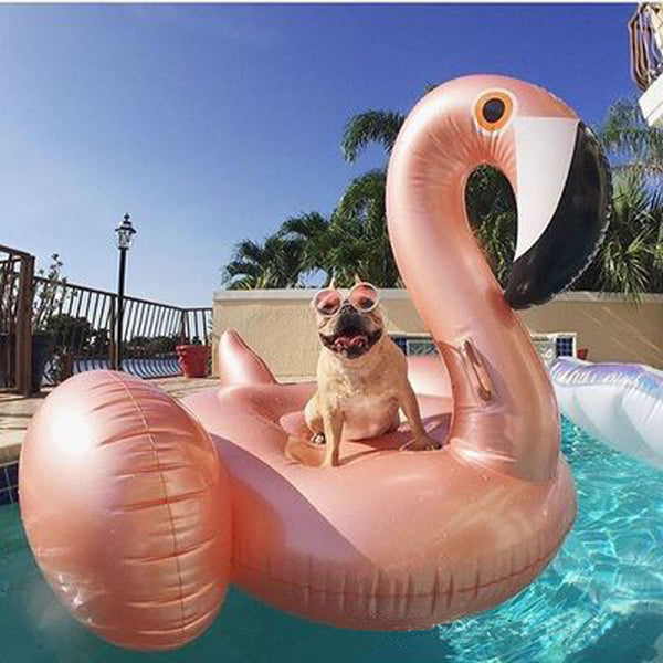 PINK FLAMINGO POOL FLOAT