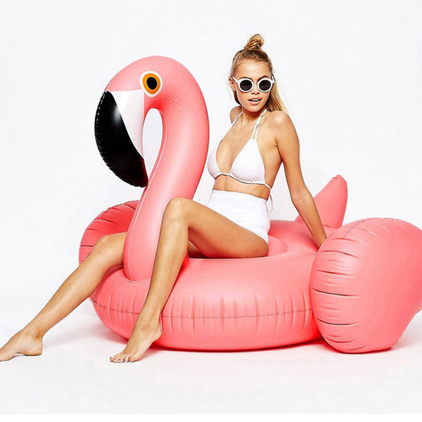 PINK FLAMINGO POOL FLOAT