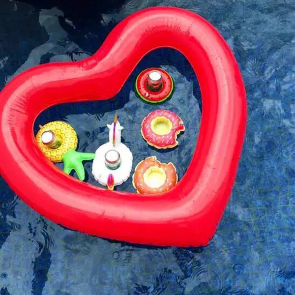 RED HEARTS POOL FLOAT xo