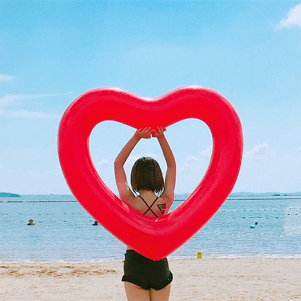 PINK HEARTS POOL FLOAT xo