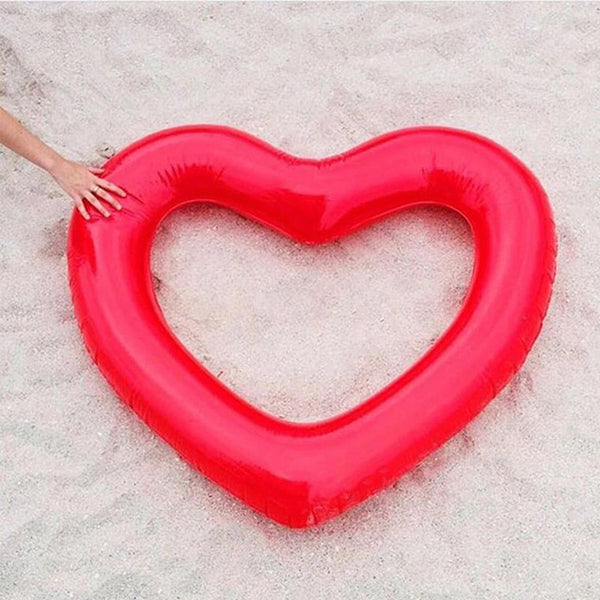 RED HEARTS POOL FLOAT xo