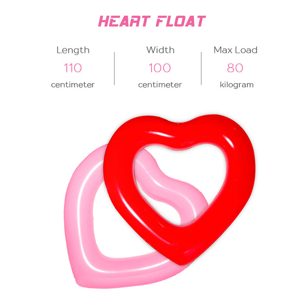 PINK HEART POOL FLOAT*